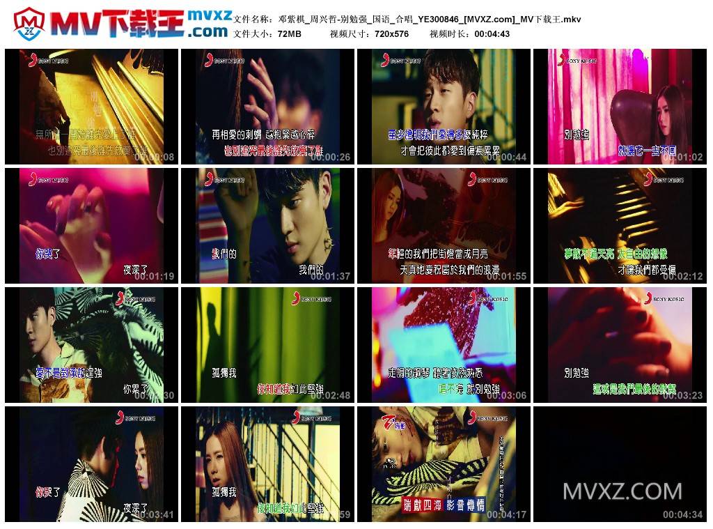 邓紫棋_周兴哲-别勉强_国语_合唱_YE300846